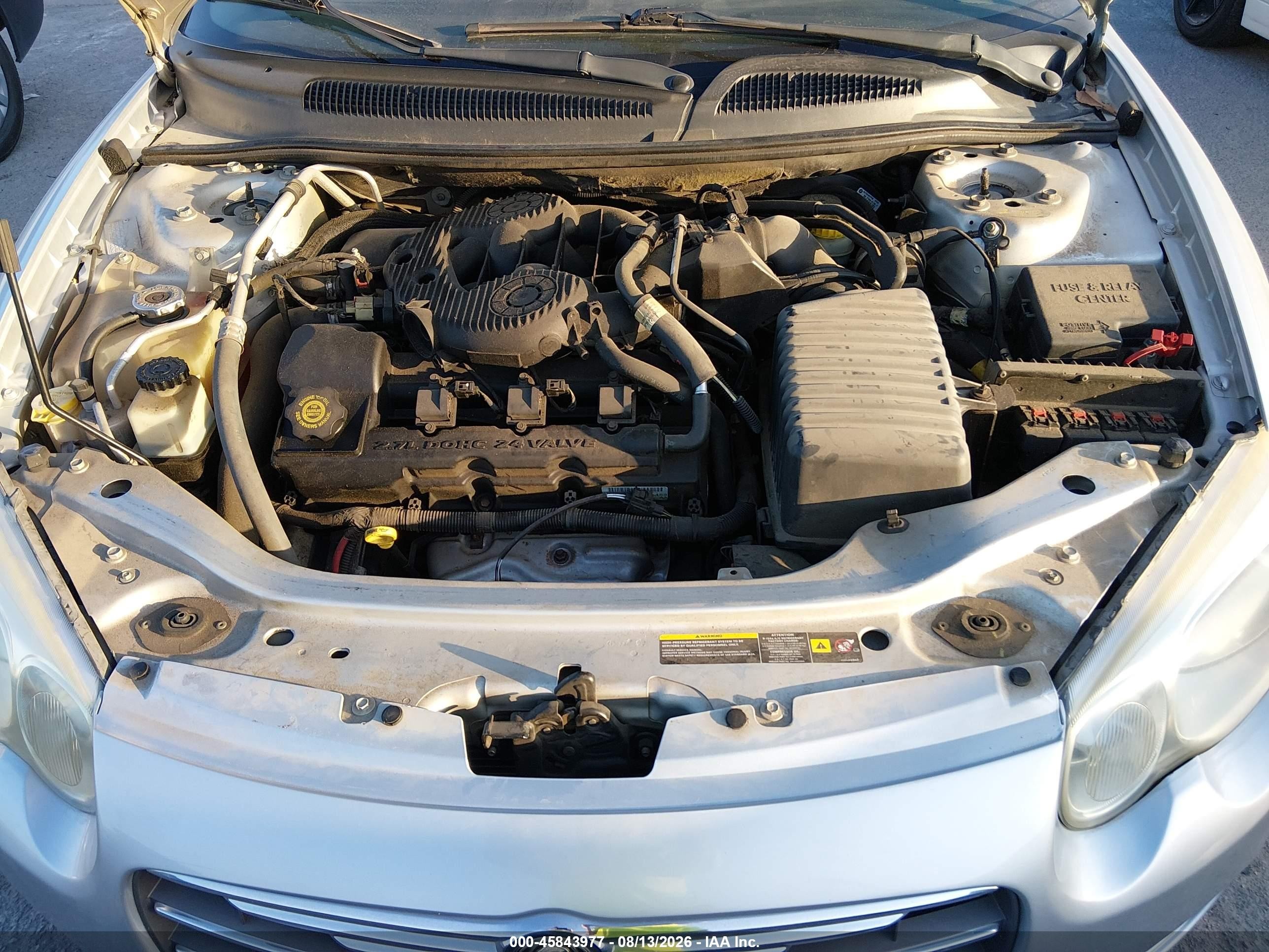 2004 Chrysler Sebring Lxi Silver vin: 1C3EL55R74N290512