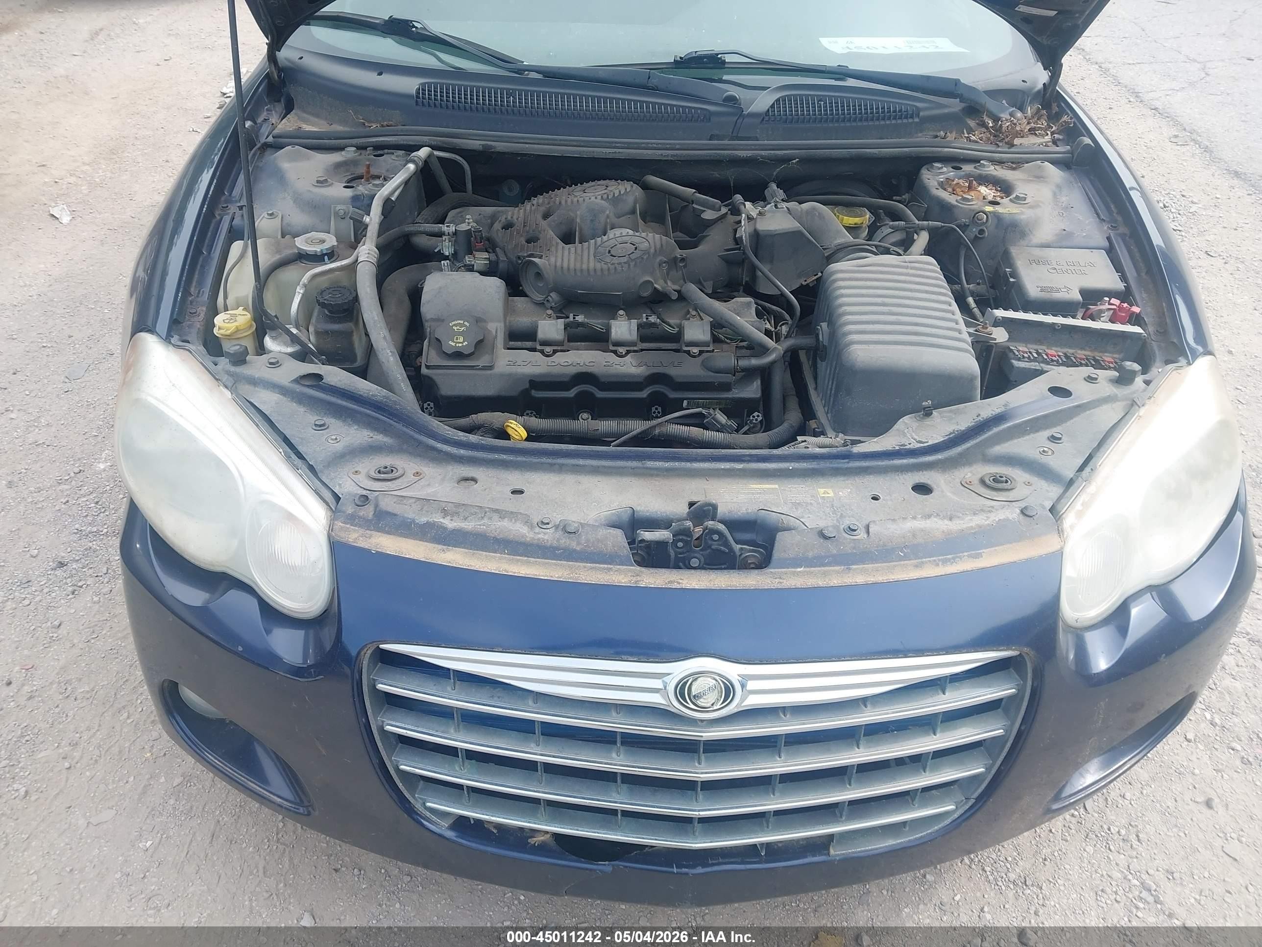 2005 Chrysler Sebring Touring Синий vin: 1C3EL55R75N664263