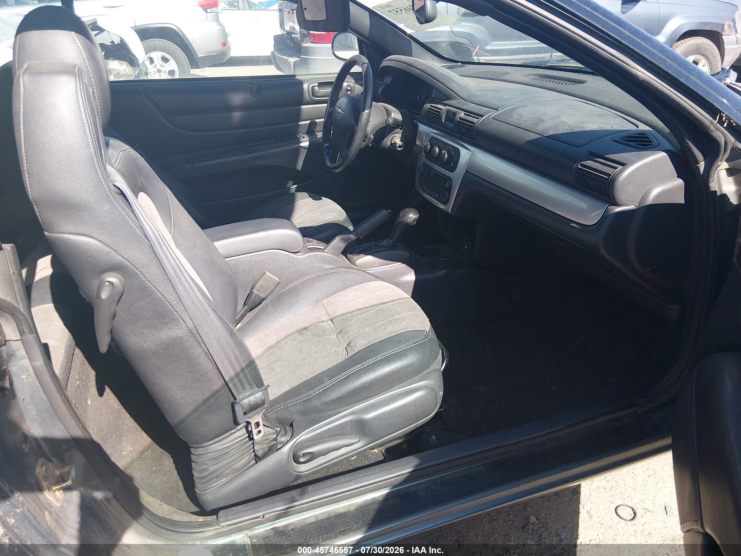 2006 Chrysler Sebring Touring Light Blue vin: 1C3EL55R76N286320