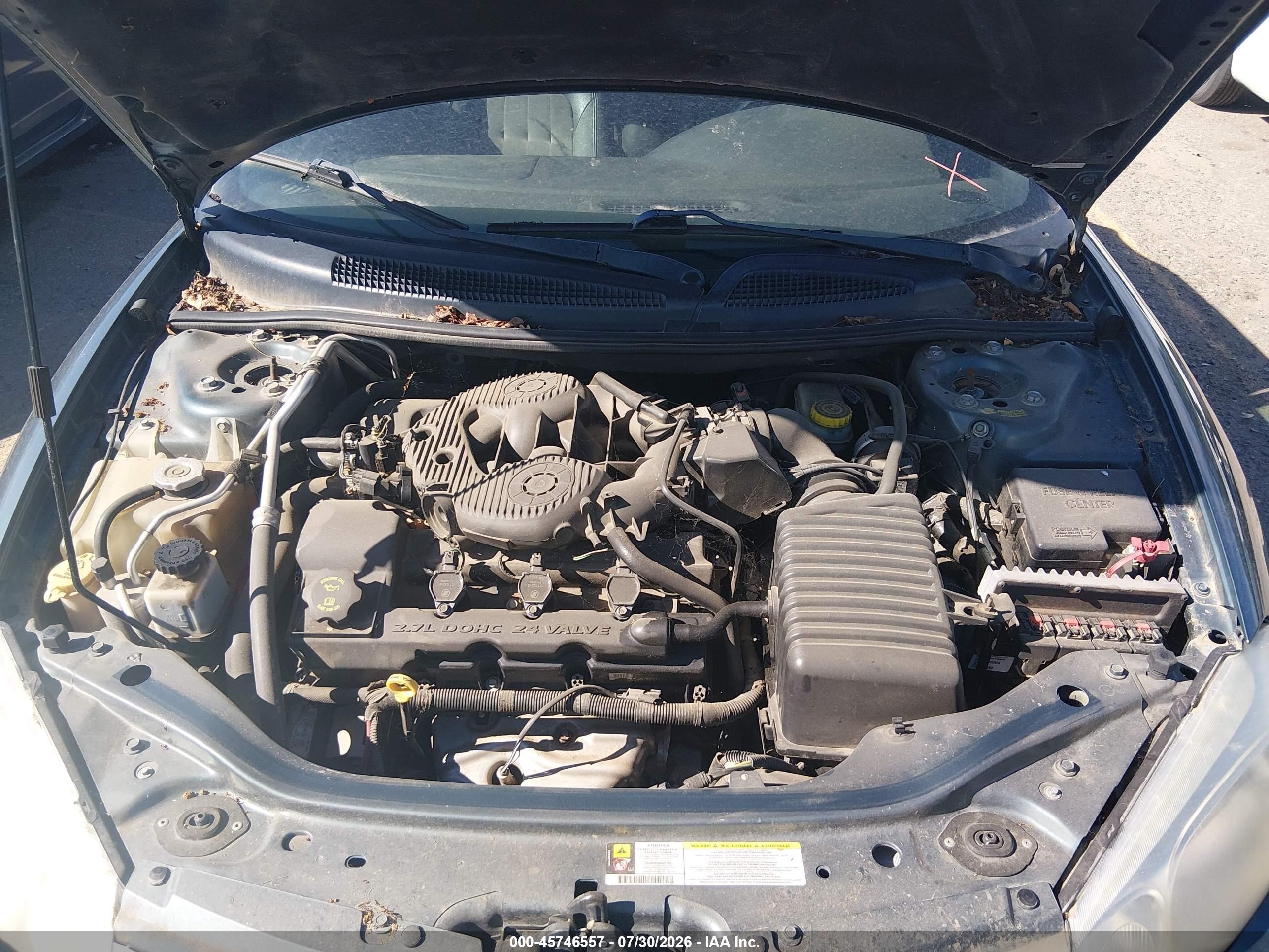 2006 Chrysler Sebring Touring Light Blue vin: 1C3EL55R76N286320
