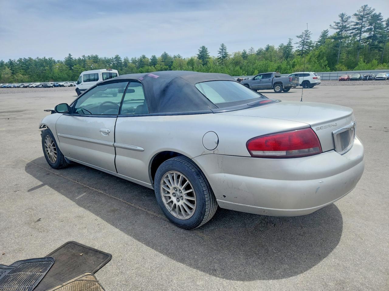 2004 Chrysler Sebring Lxi Silver vin: 1C3EL55R84N318544
