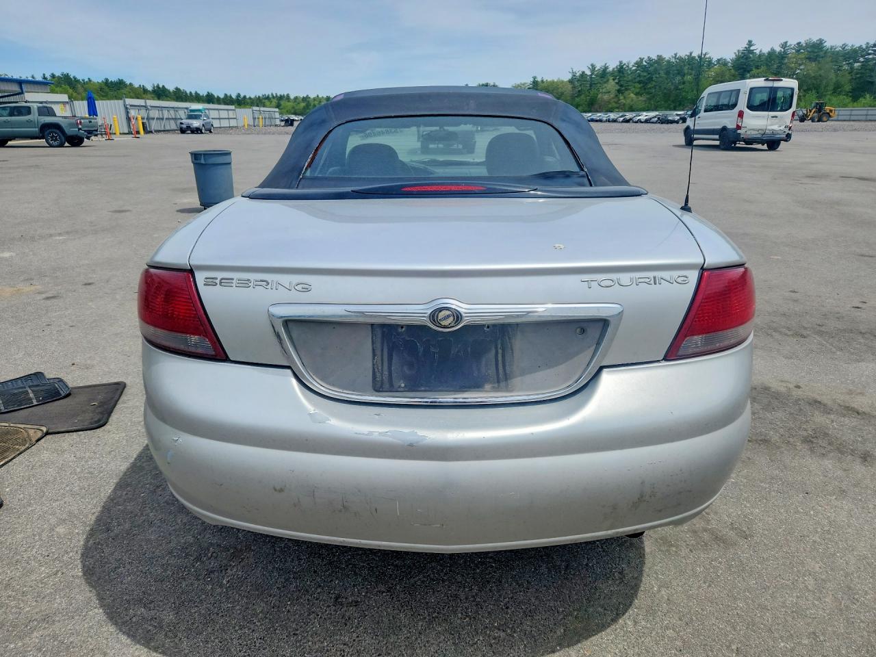 2004 Chrysler Sebring Lxi Silver vin: 1C3EL55R84N318544