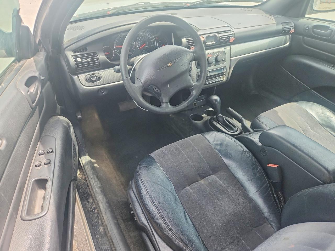 2004 Chrysler Sebring Lxi Silver vin: 1C3EL55R84N318544