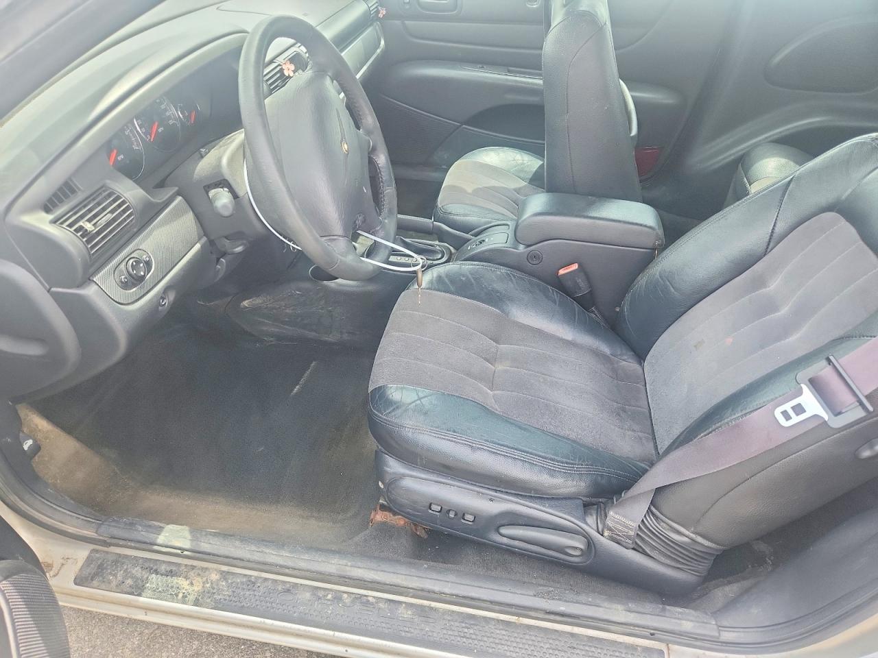 2004 Chrysler Sebring Lxi Silver vin: 1C3EL55R84N318544