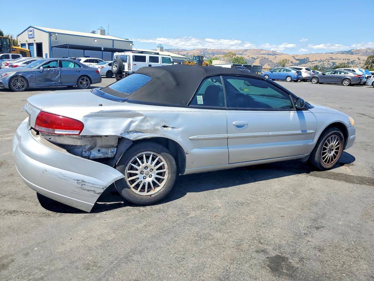 2006 Chrysler Sebring Touring Gray vin: 1C3EL55R86N239751