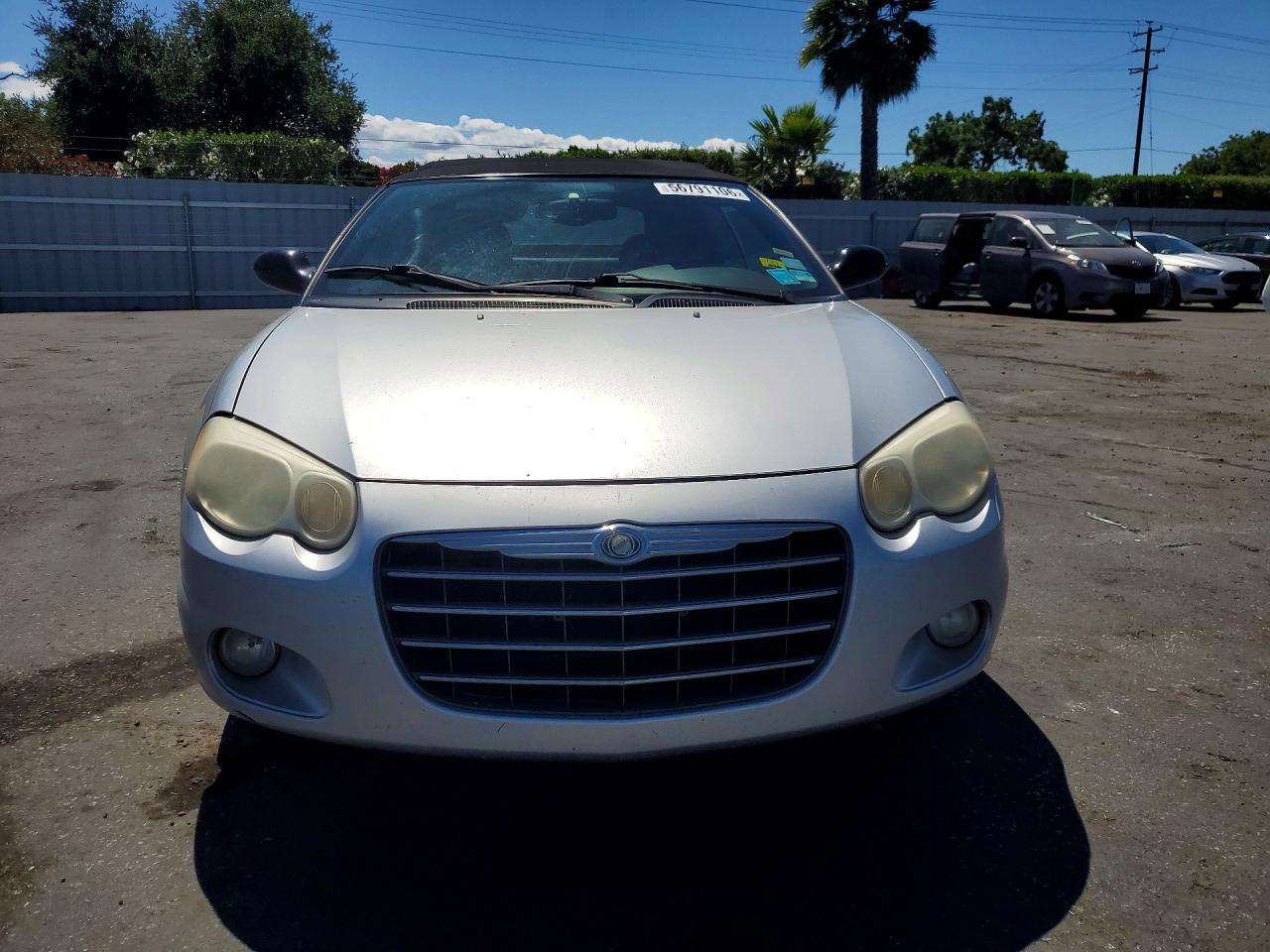 2006 Chrysler Sebring Touring Gray vin: 1C3EL55R86N239751