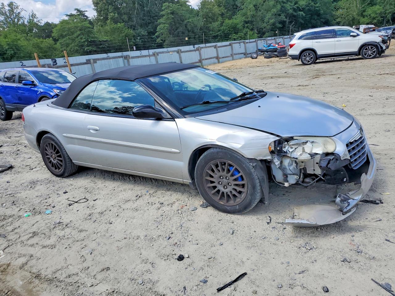 2005 Chrysler Sebring Touring Silver vin: 1C3EL55R95N576511