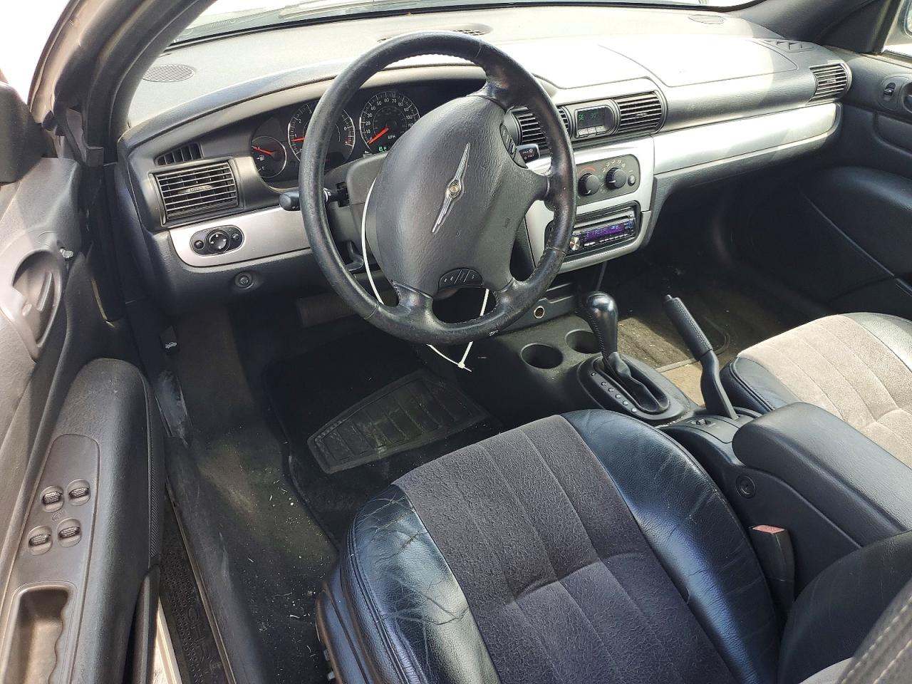 2005 Chrysler Sebring Touring Silver vin: 1C3EL55R95N576511