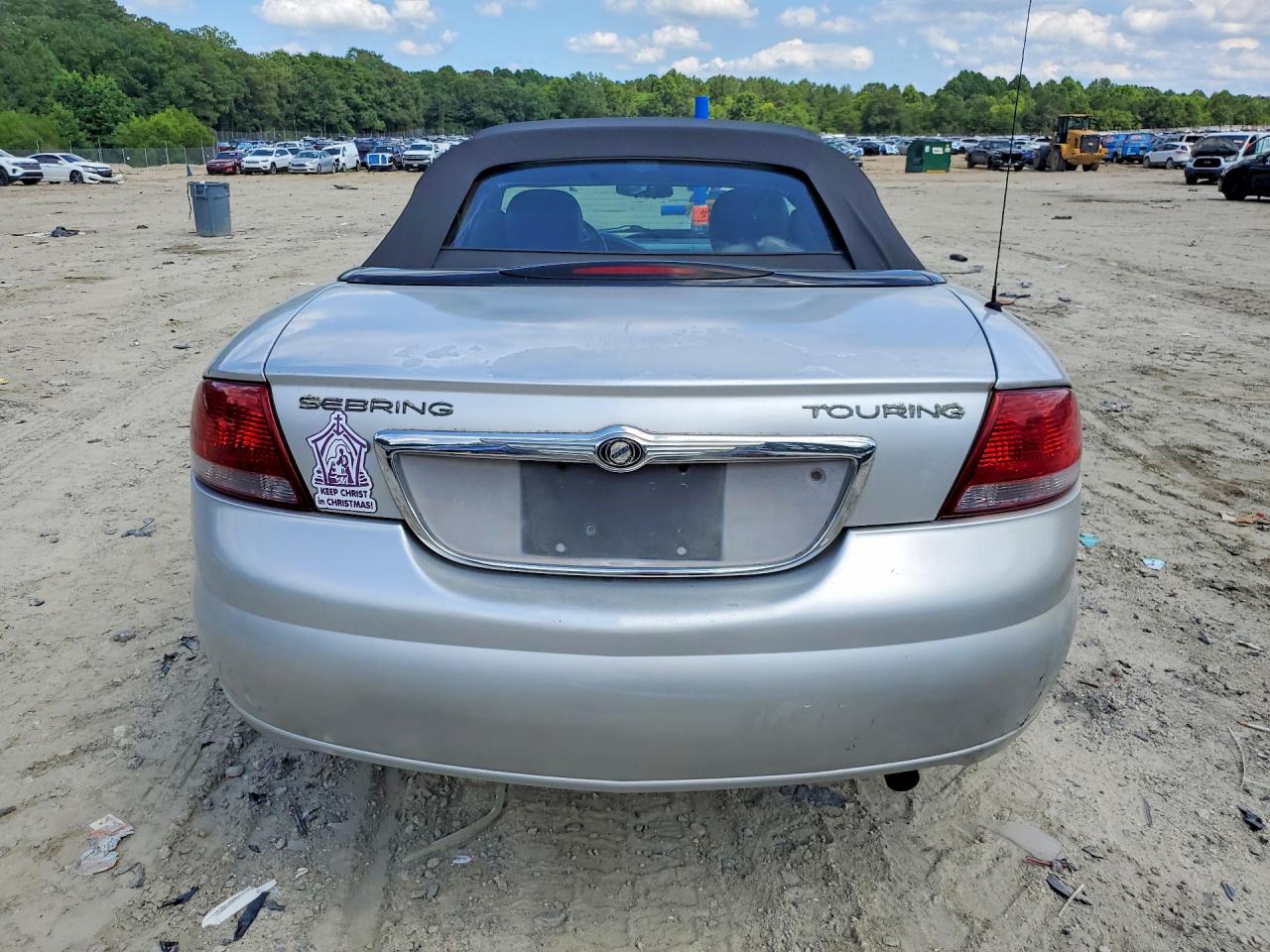 2005 Chrysler Sebring Touring Silver vin: 1C3EL55R95N576511