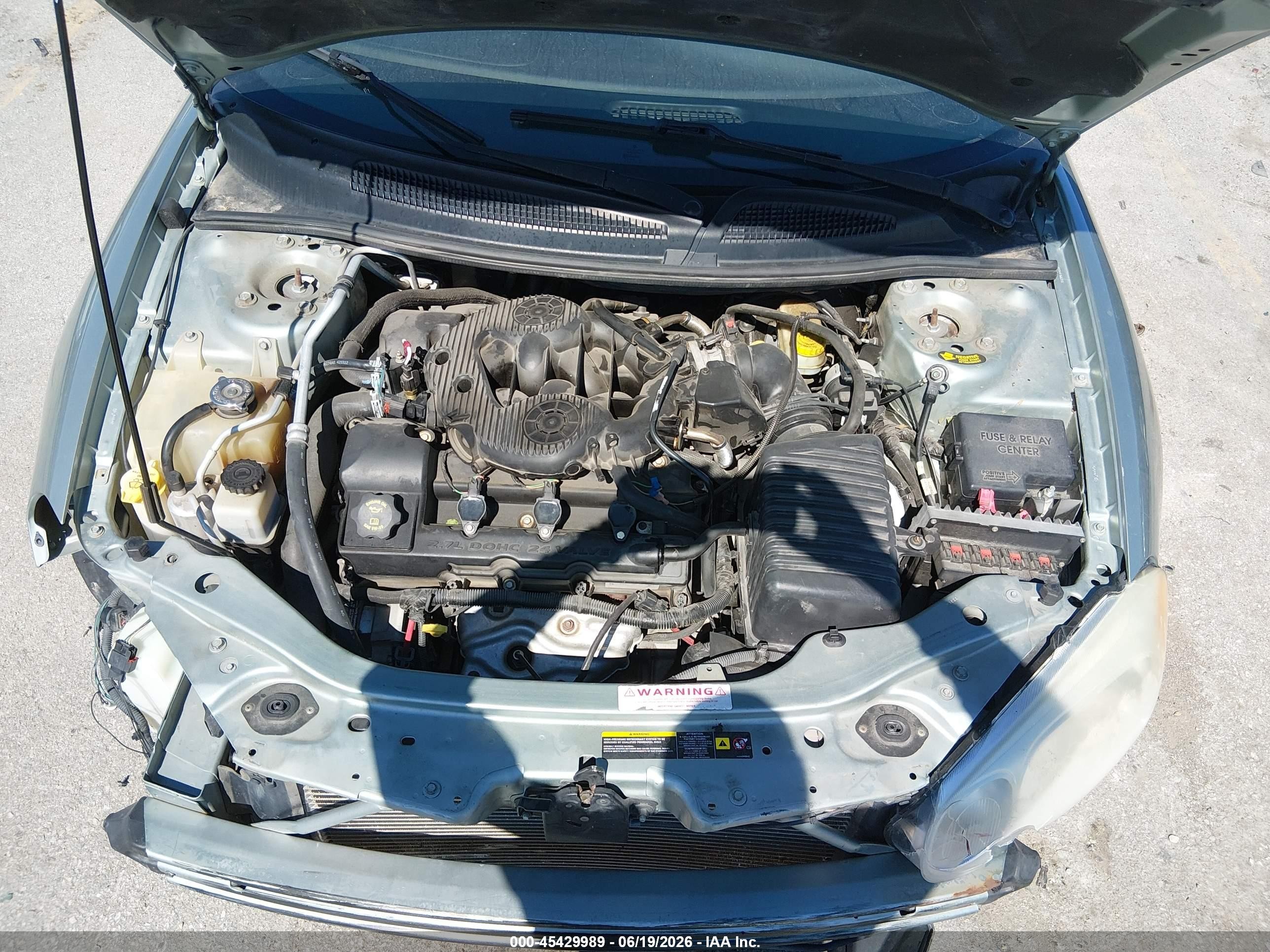 2006 Chrysler Sebring Touring Green vin: 1C3EL55R96N120350