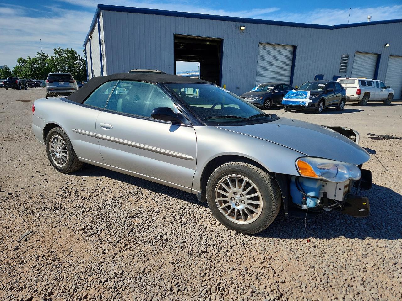 2004 Chrysler Sebring Lxi Silver vin: 1C3EL55RX4N175502