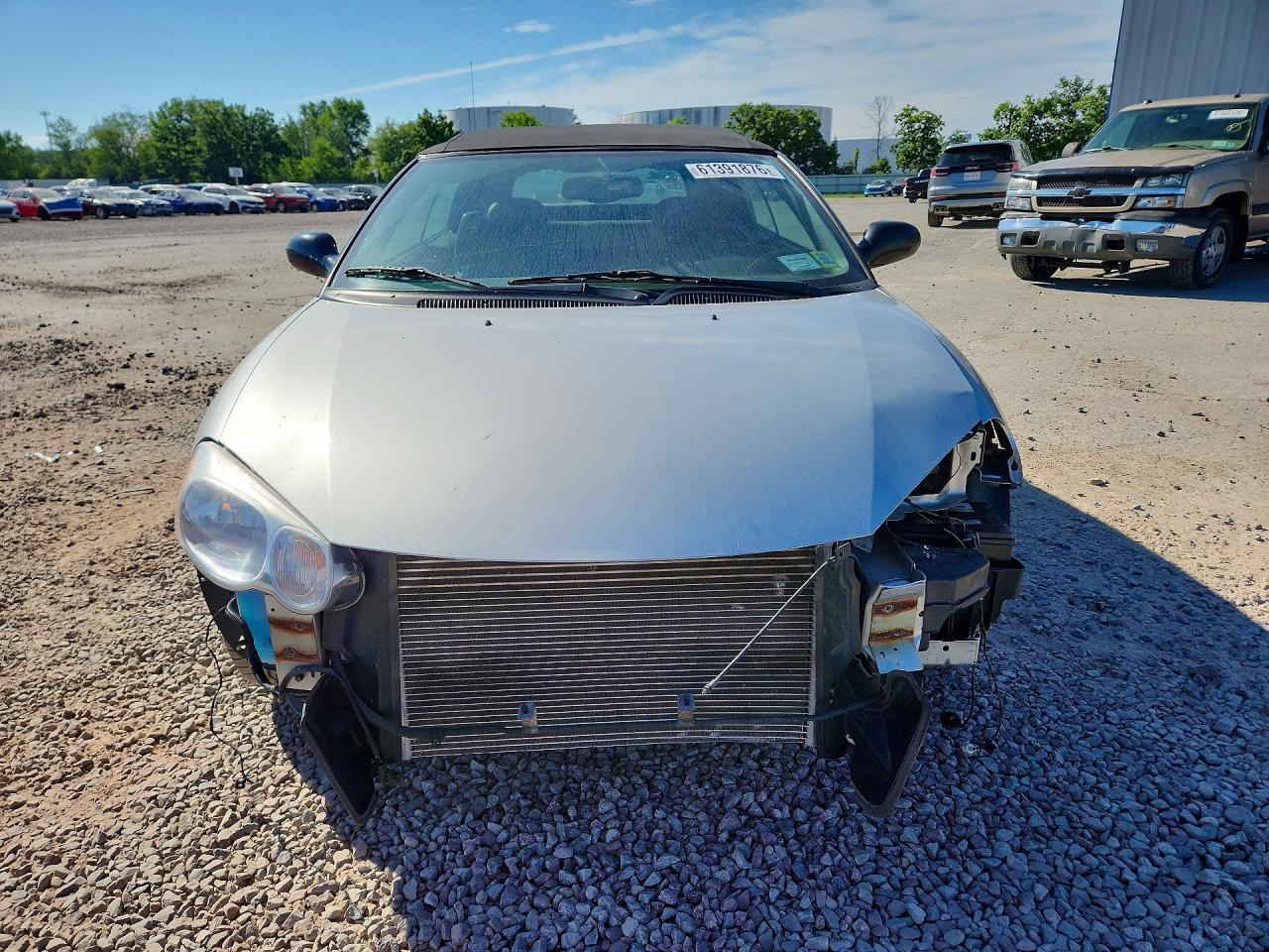 2004 Chrysler Sebring Lxi Silver vin: 1C3EL55RX4N175502