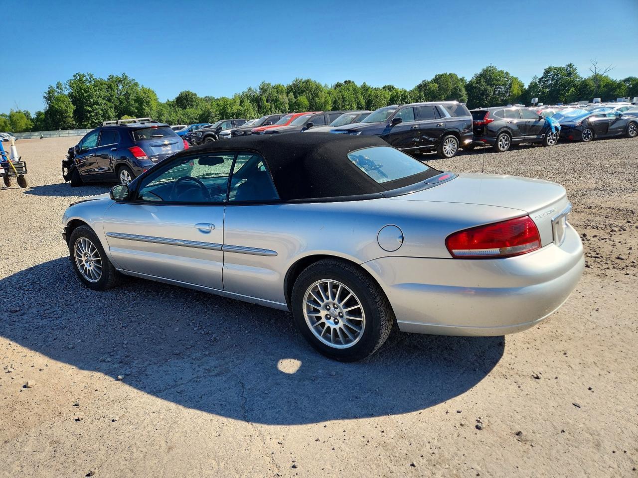 2004 Chrysler Sebring Lxi Silver vin: 1C3EL55RX4N175502