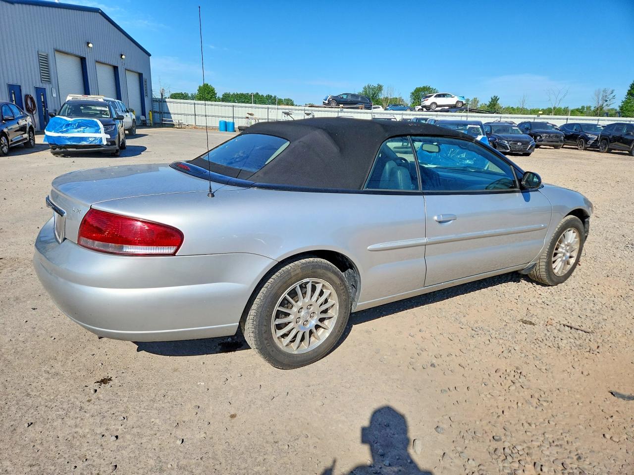 2004 Chrysler Sebring Lxi Silver vin: 1C3EL55RX4N175502