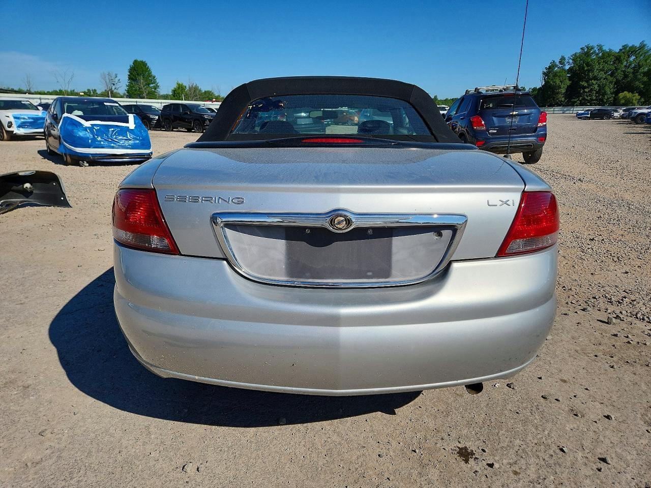 2004 Chrysler Sebring Lxi Silver vin: 1C3EL55RX4N175502