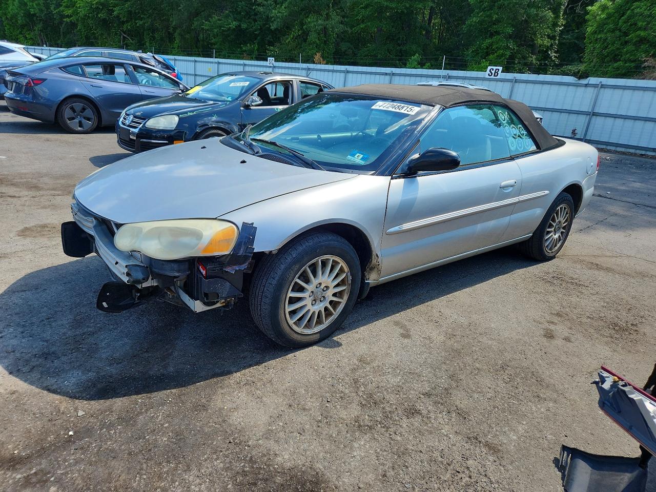 2005 Chrysler Sebring Touring Серебряный vin: 1C3EL55RX5N633749