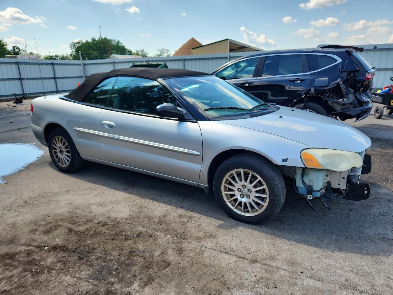 2005 Chrysler Sebring Touring Silver vin: 1C3EL55RX5N633749