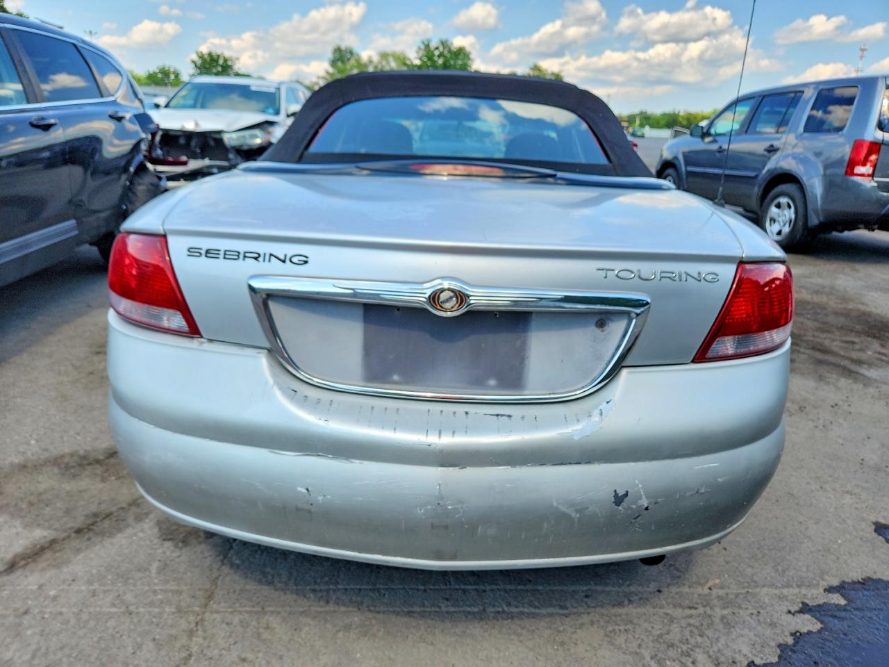 2005 Chrysler Sebring Touring Silver vin: 1C3EL55RX5N633749