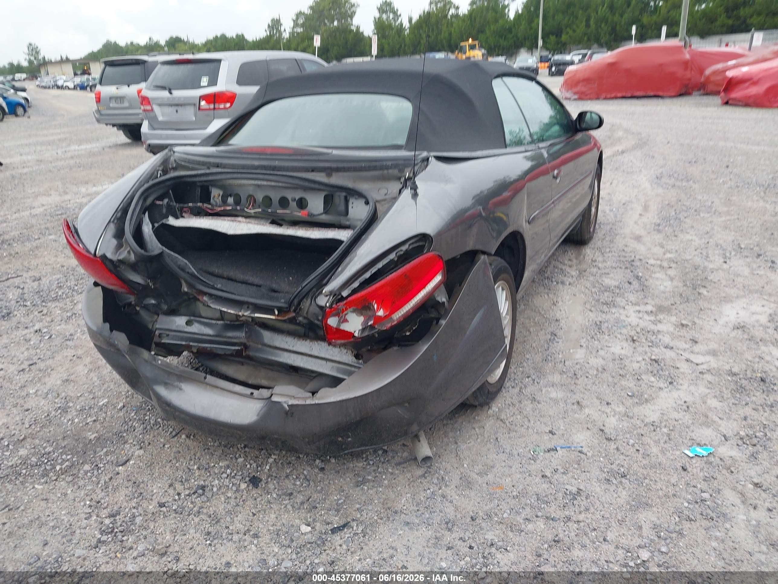 2005 Chrysler Sebring Touring Серый vin: 1C3EL55RX5N638482