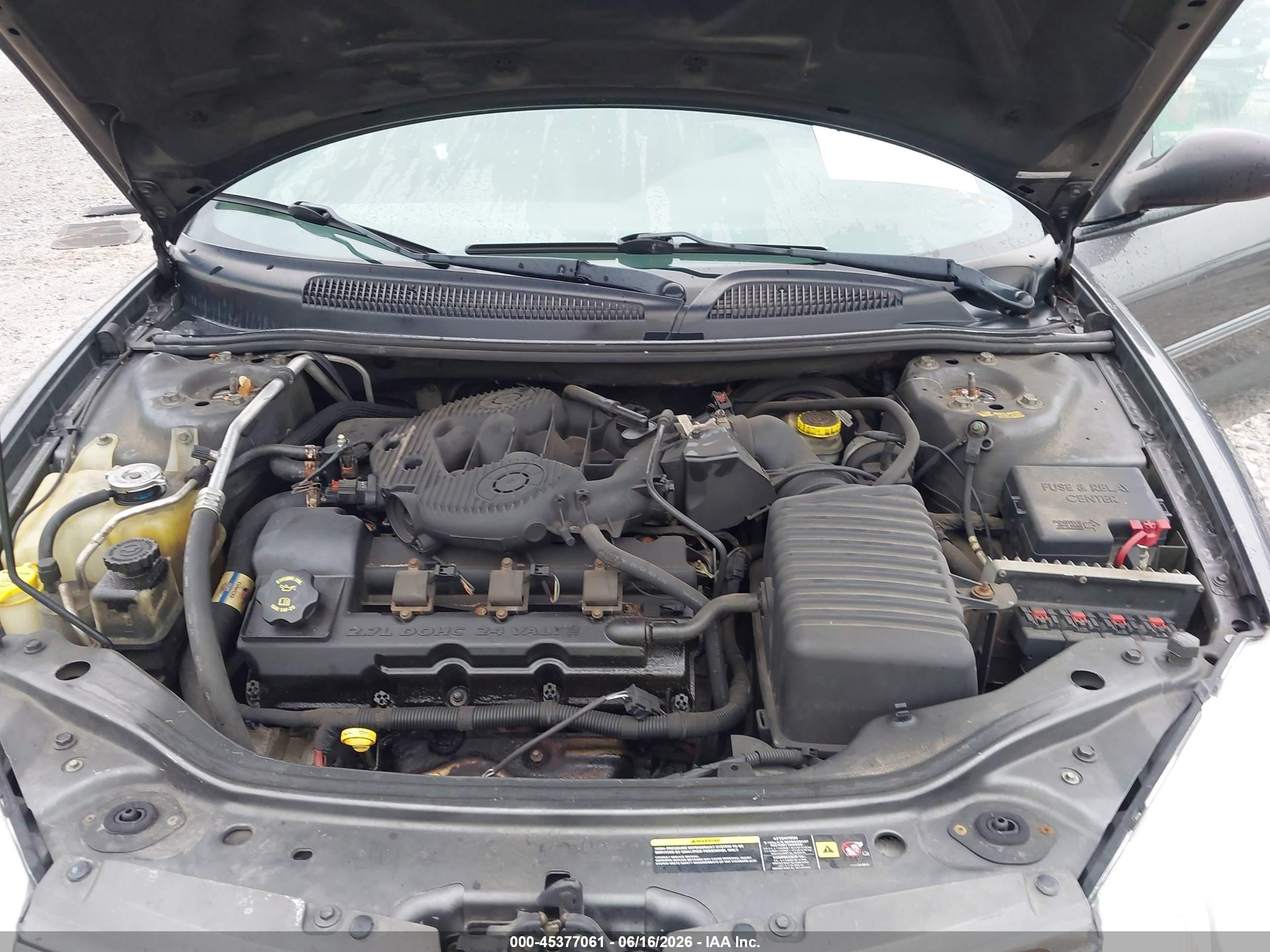 2005 Chrysler Sebring Touring Серый vin: 1C3EL55RX5N638482