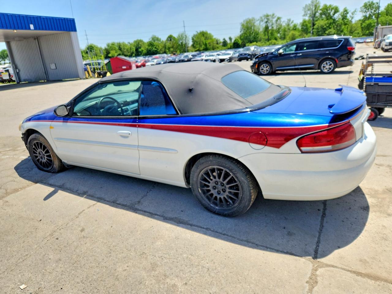 2005 Chrysler Sebring Touring White vin: 1C3EL55RX5N640832