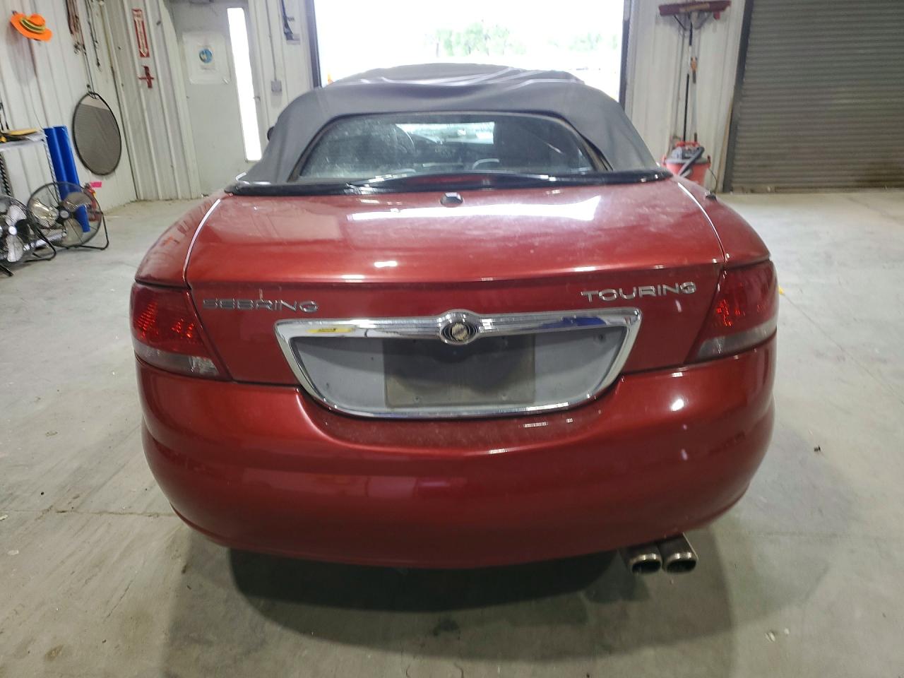 2006 Chrysler Sebring Touring Красный vin: 1C3EL55RX6N256874