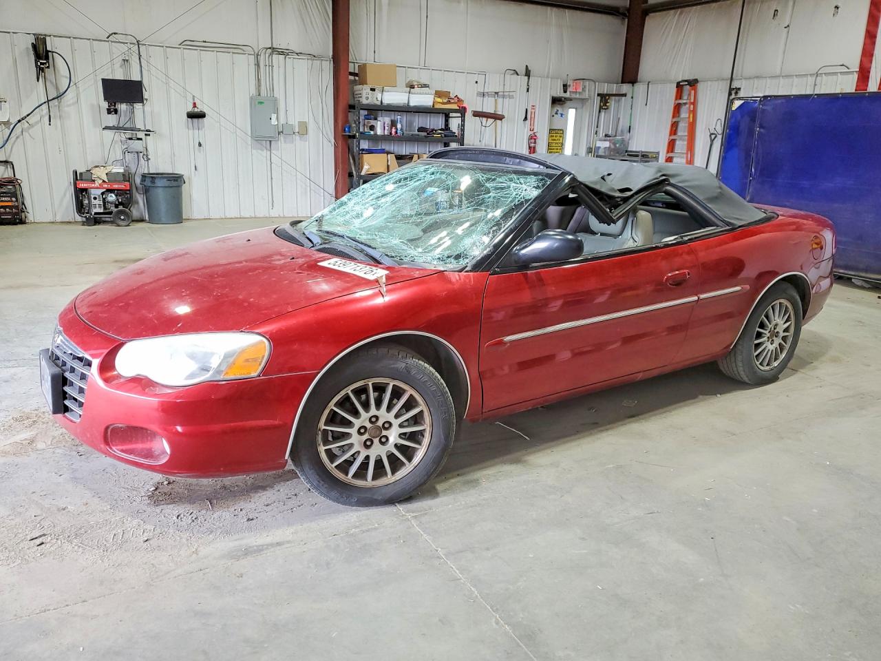 2006 Chrysler Sebring Touring Red vin: 1C3EL55RX6N256874