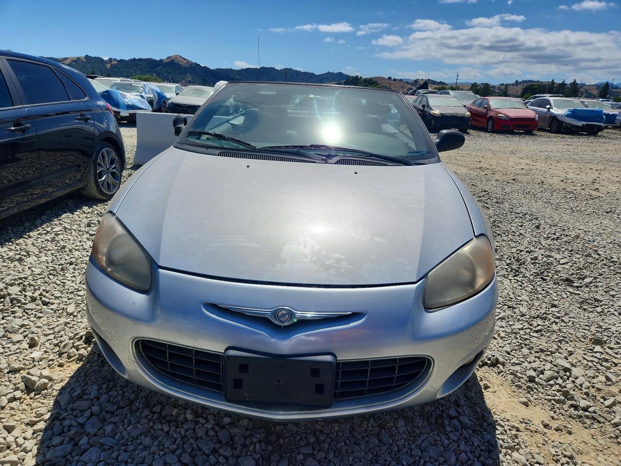 2003 Chrysler Sebring Lxi Silver vin: 1C3EL55T53N539383