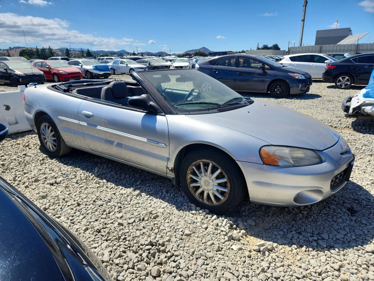 2003 Chrysler Sebring Lxi Silver vin: 1C3EL55T53N539383