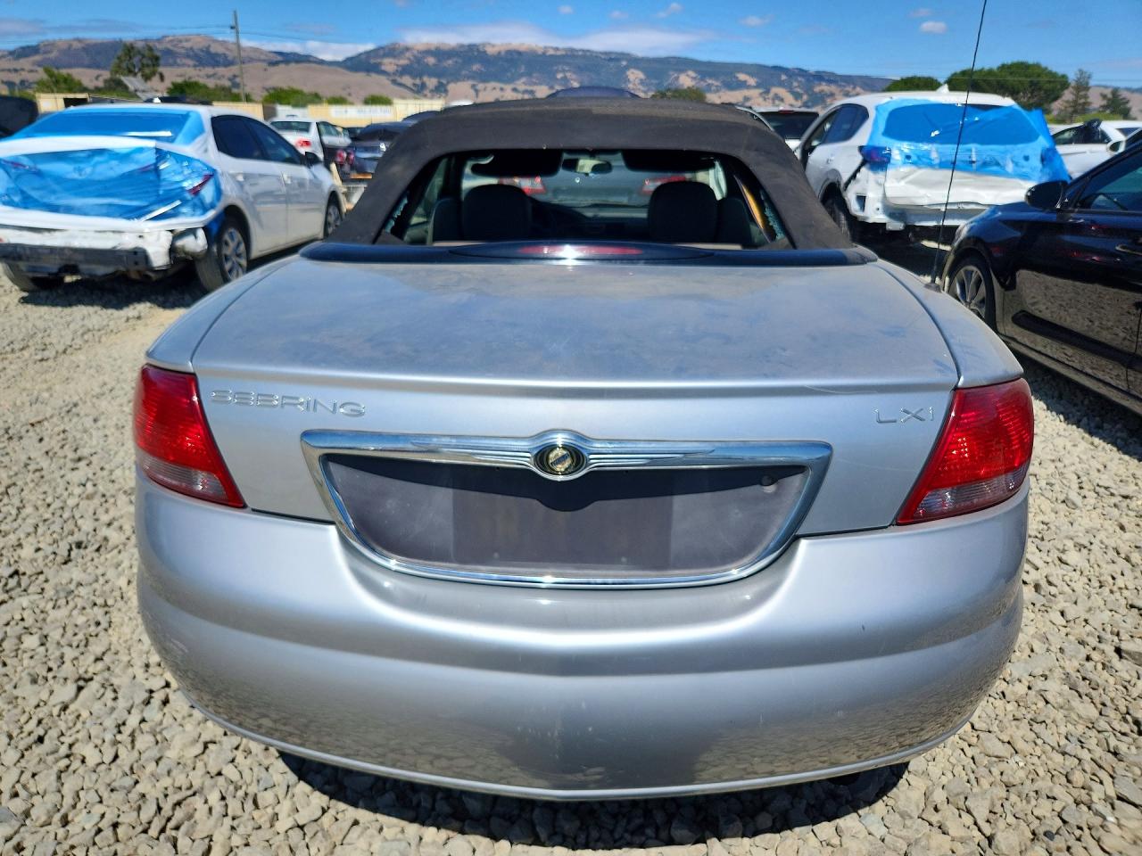 2003 Chrysler Sebring Lxi Silver vin: 1C3EL55T53N539383