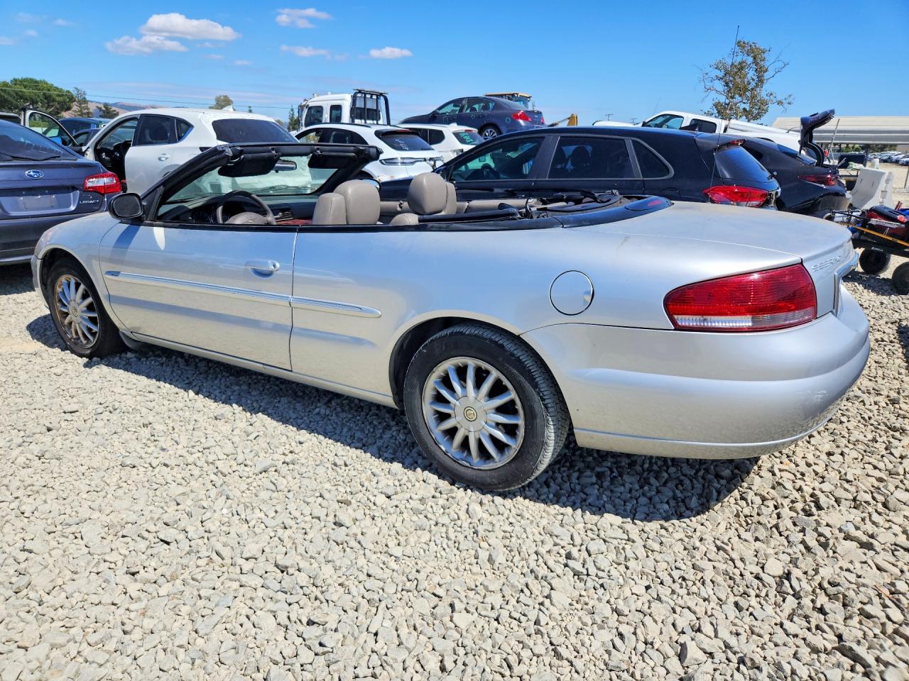 2003 Chrysler Sebring Lxi Silver vin: 1C3EL55T53N539383