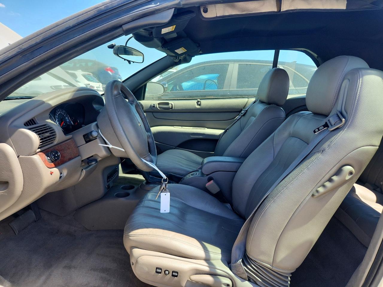 2003 Chrysler Sebring Lxi Silver vin: 1C3EL55T53N539383