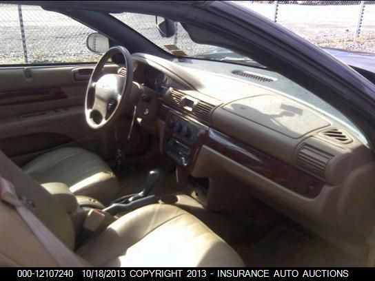 2001 Chrysler Sebring Lxi Convertible vin: 1C3EL55U11N562875
