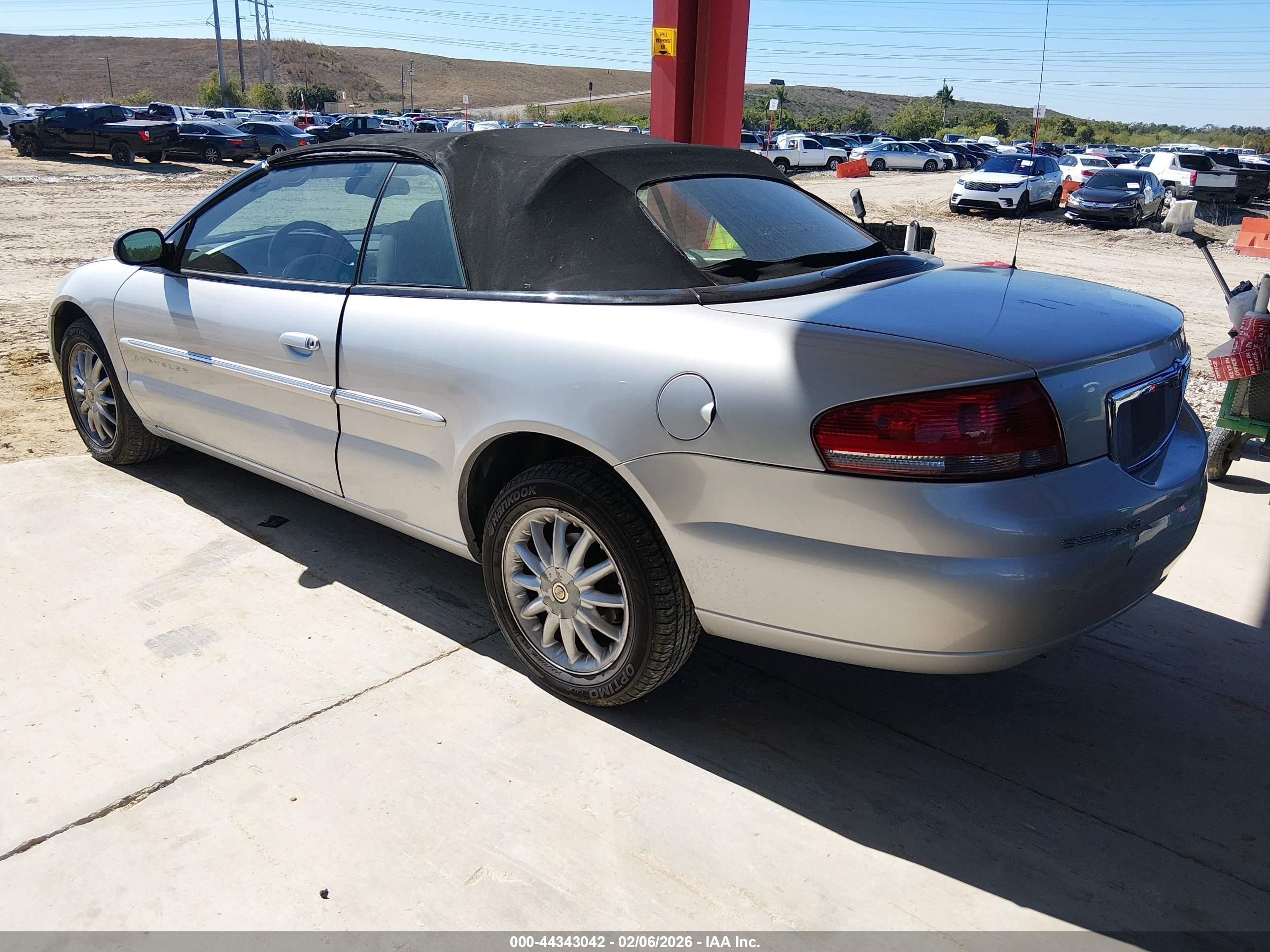 2001 Chrysler Sebring Lxi Silver vin: 1C3EL55U11N638370