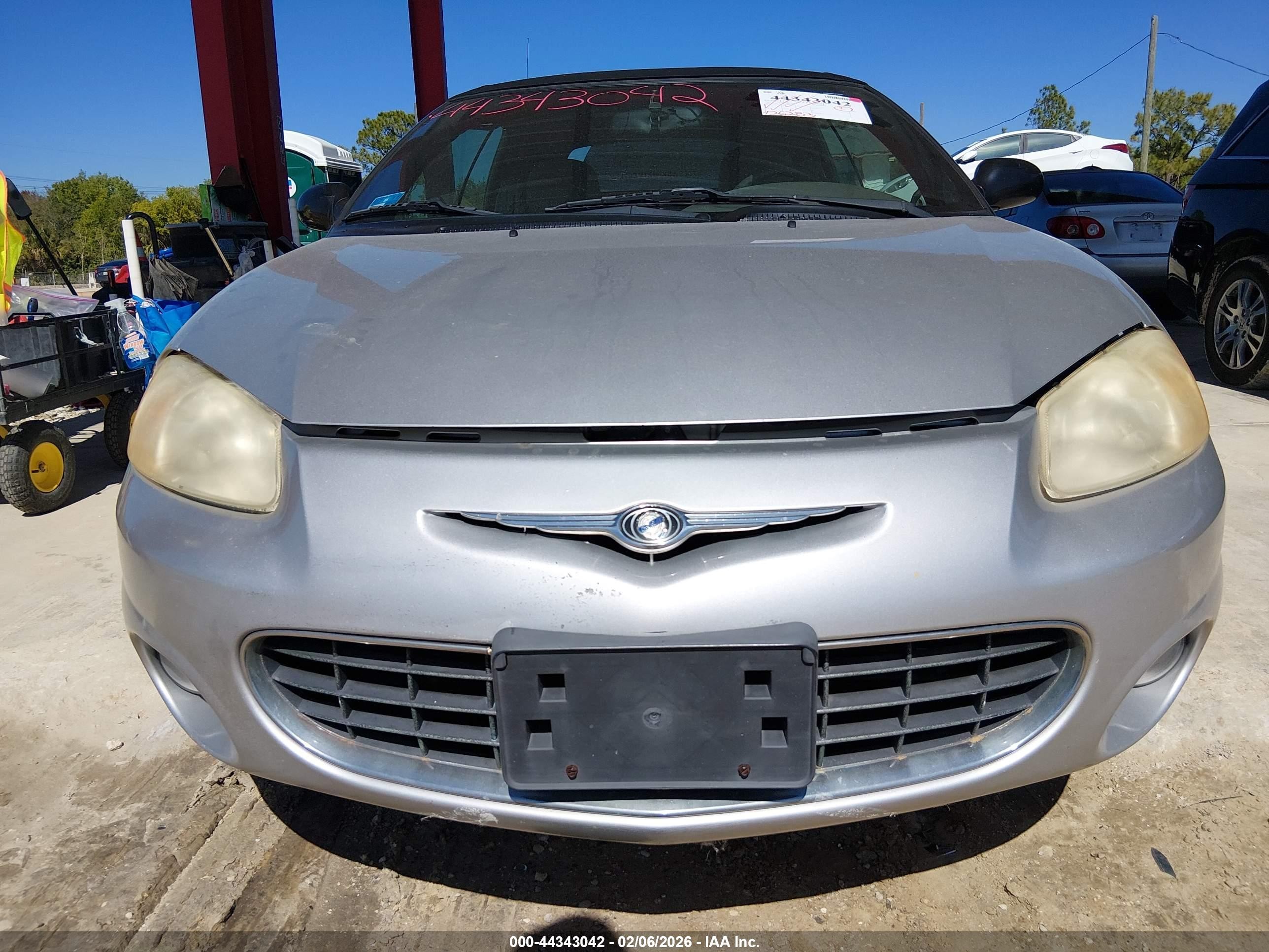 2001 Chrysler Sebring Lxi Silver vin: 1C3EL55U11N638370