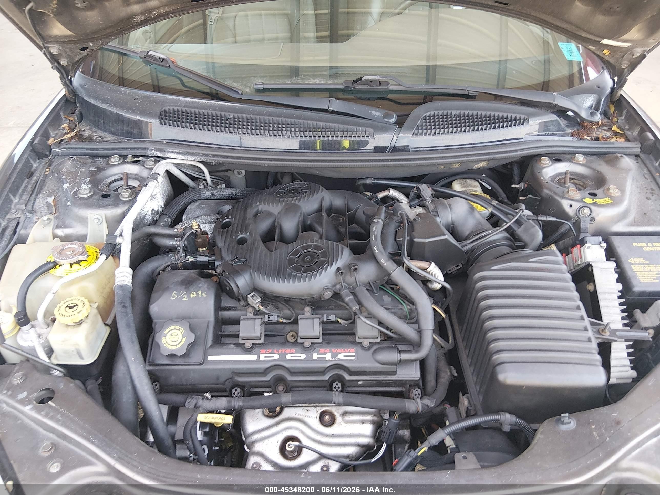 2001 Chrysler Sebring Lxi Gray vin: 1C3EL55U61N580885