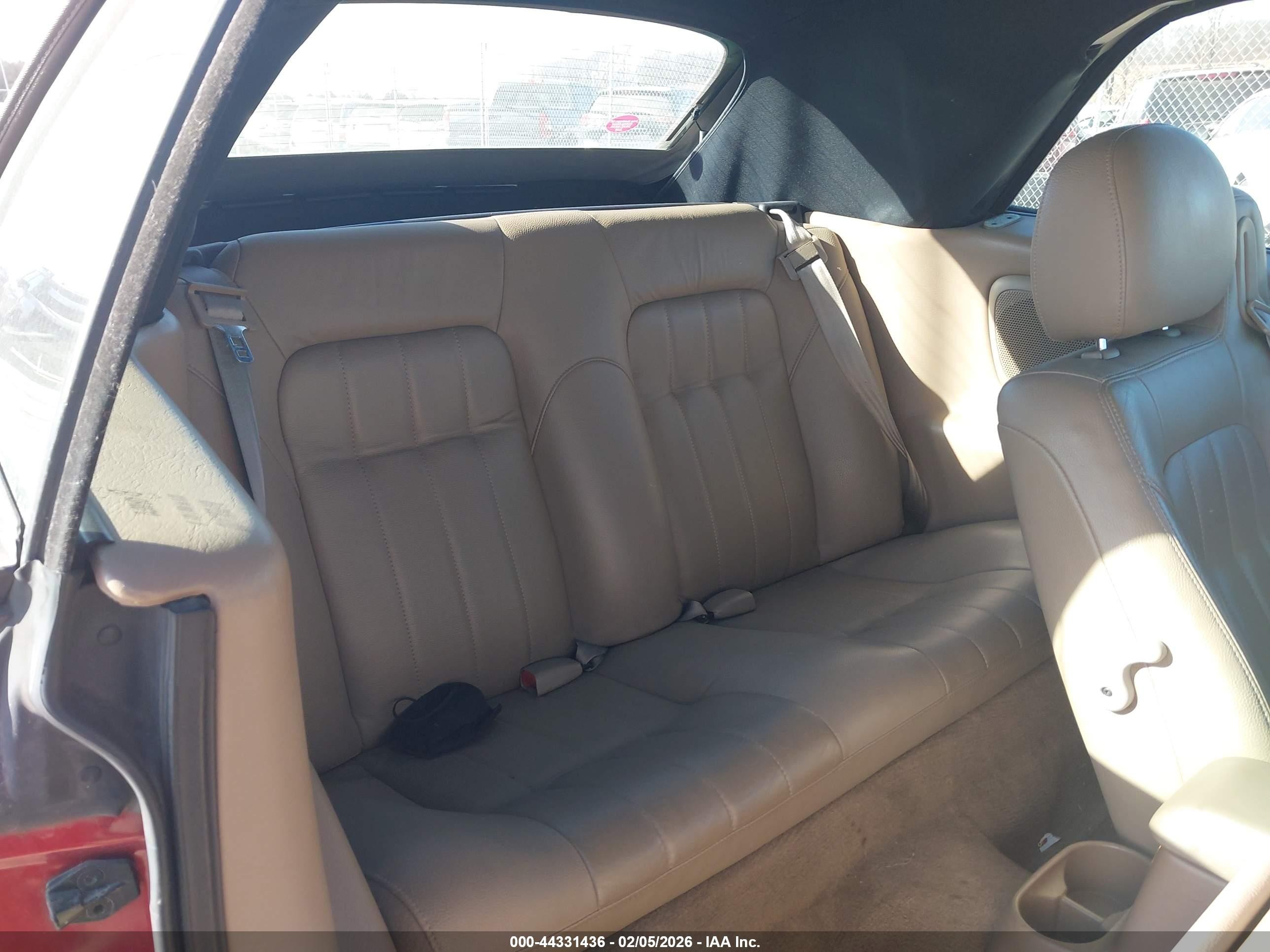2001 Chrysler Sebring Lxi Red vin: 1C3EL55U61N641099