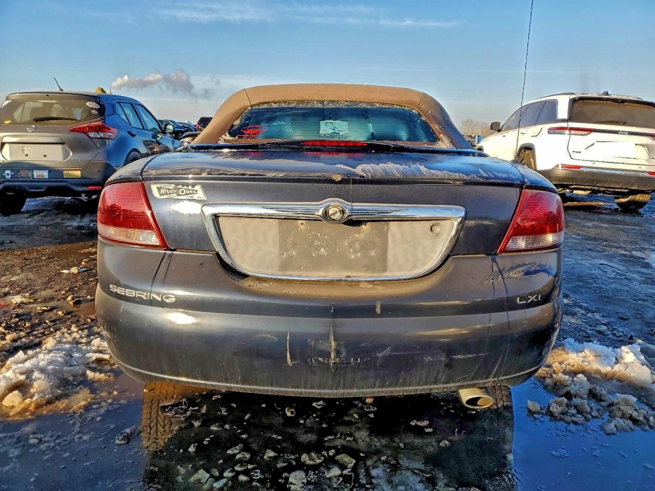 2001 Chrysler Sebring Lxi Gray vin: 1C3EL55U71N586761