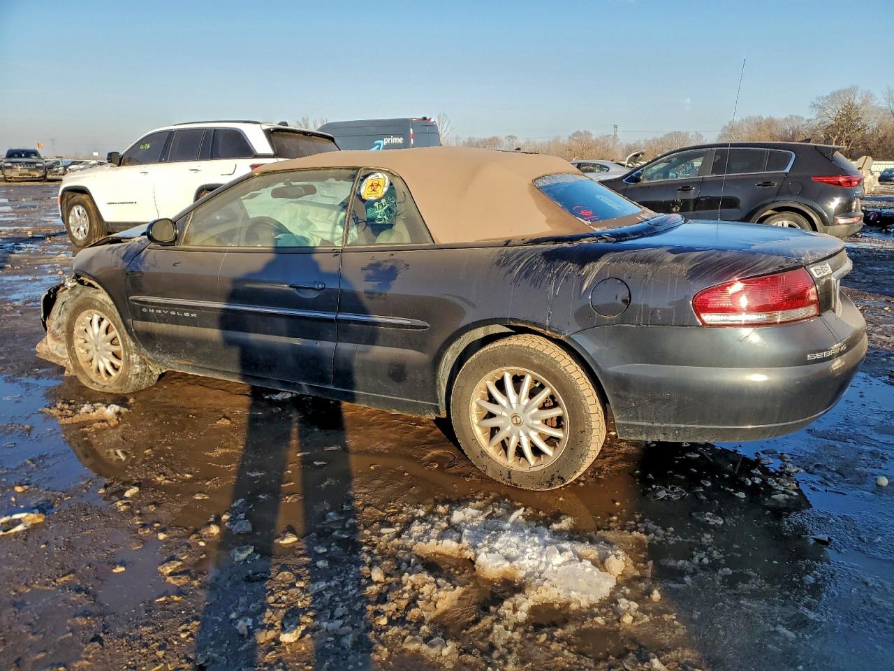 2001 Chrysler Sebring Lxi Gray vin: 1C3EL55U71N586761