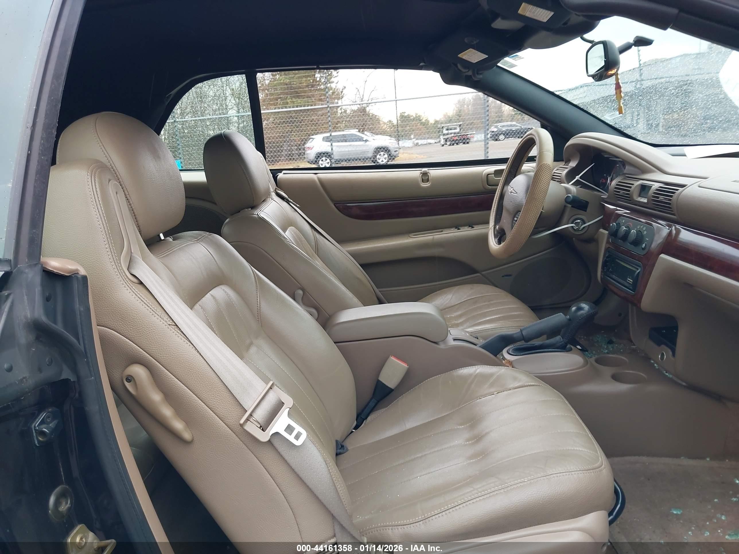 2001 Chrysler Sebring Lxi Blue vin: 1C3EL55U71N599431