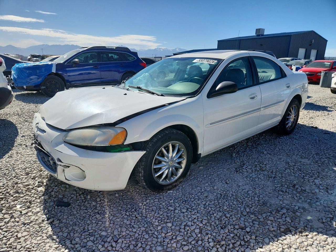 2002 Chrysler Sebring Lxi White vin: 1C3EL56R02N169381