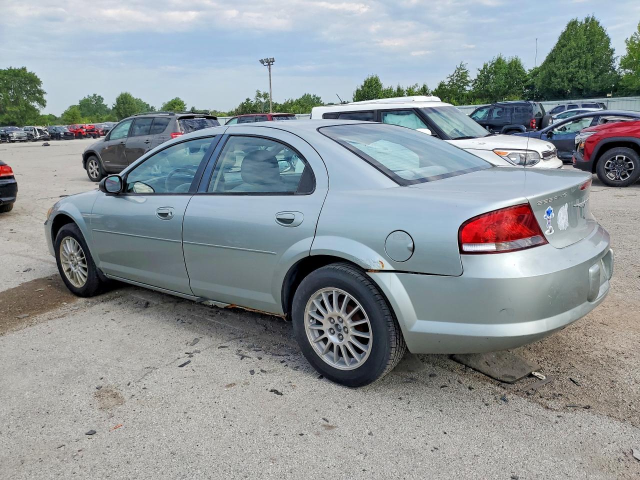 2004 Chrysler Sebring Lxi Silver vin: 1C3EL56R04N218288