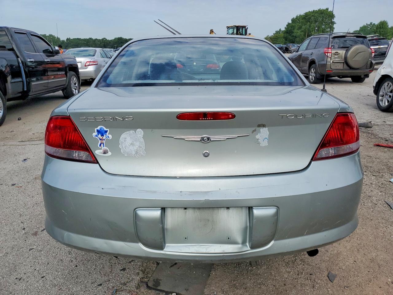 2004 Chrysler Sebring Lxi Silver vin: 1C3EL56R04N218288
