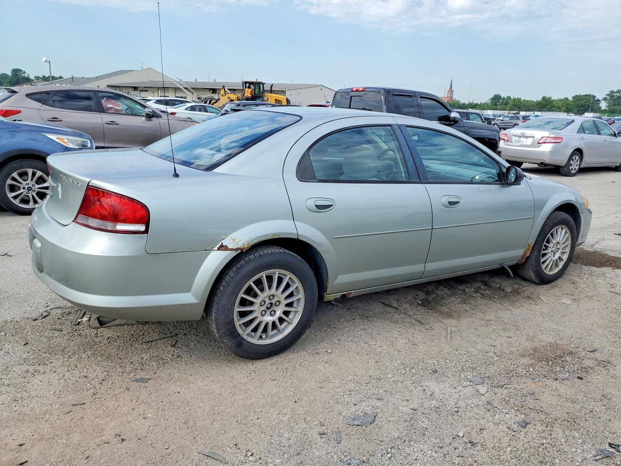 2004 Chrysler Sebring Lxi Silver vin: 1C3EL56R04N218288