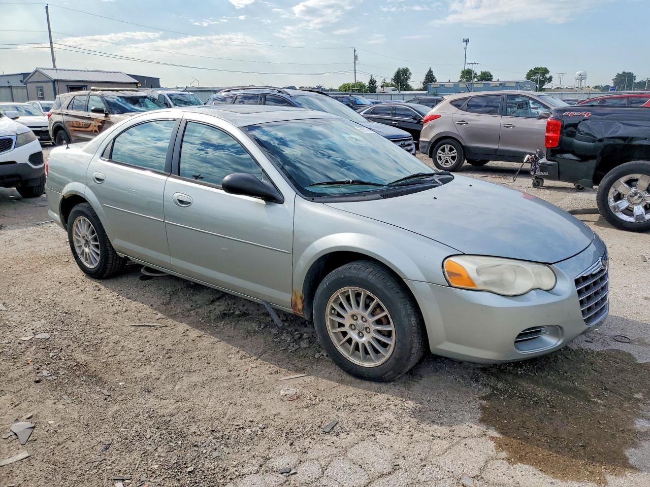 2004 Chrysler Sebring Lxi Silver vin: 1C3EL56R04N218288