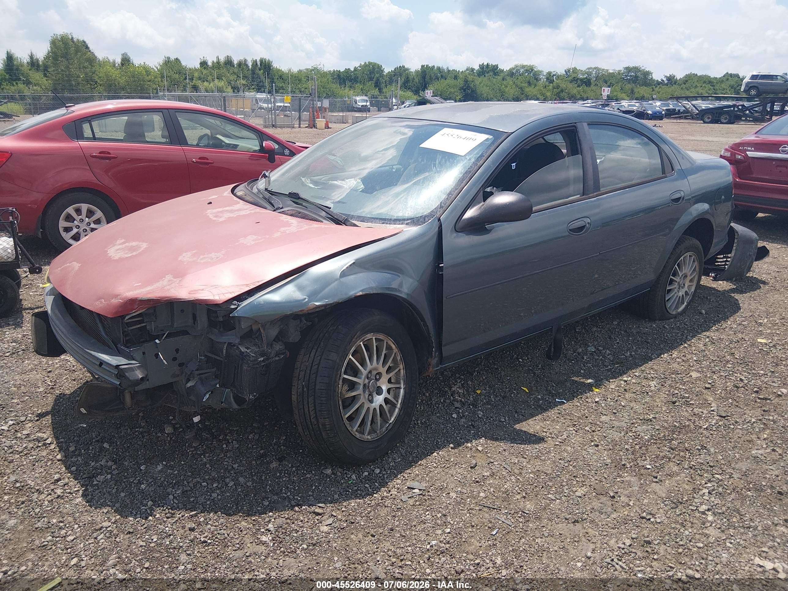 2005 Chrysler Sebring Touring Blue vin: 1C3EL56R05N682456
