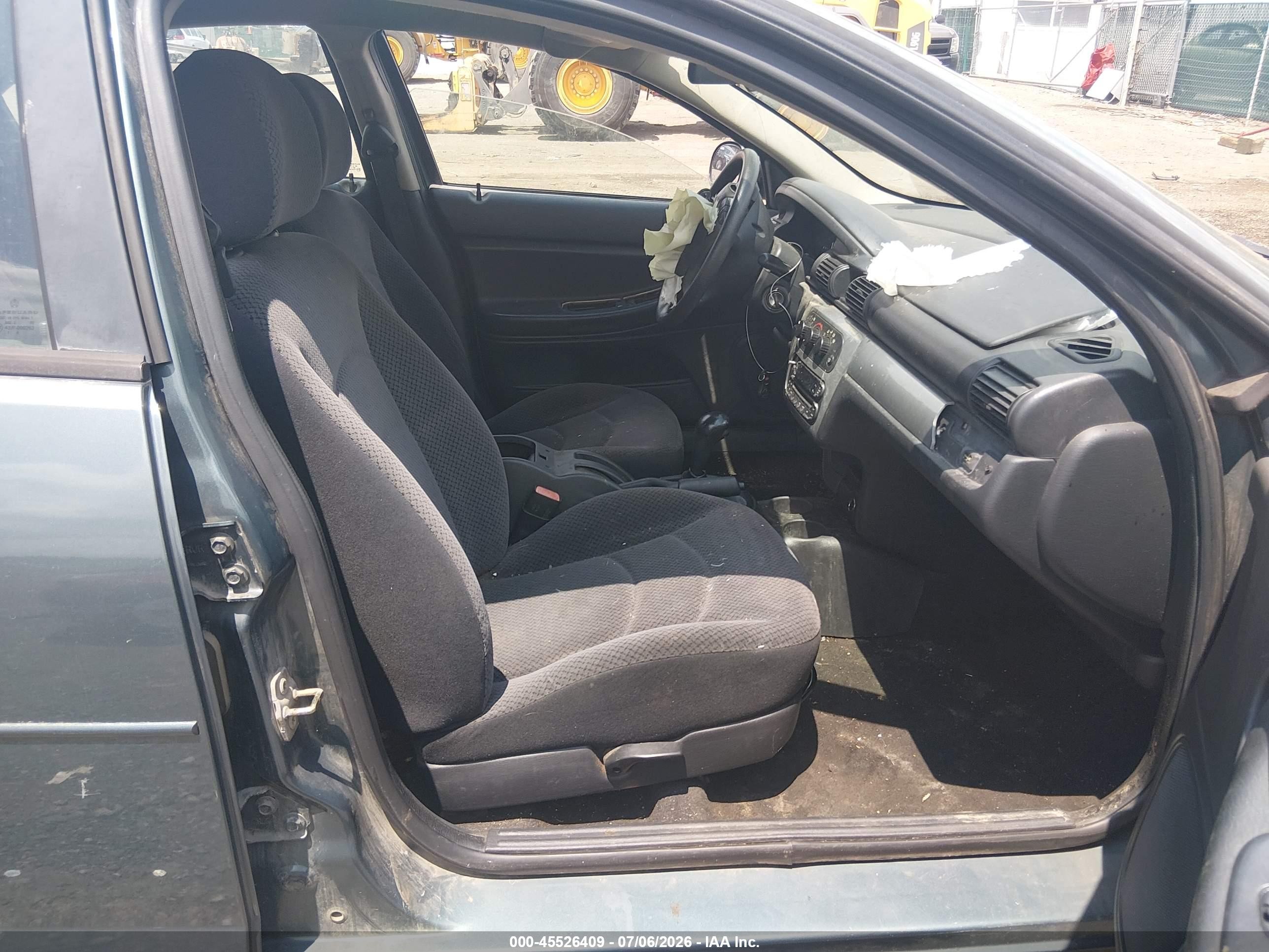 2005 Chrysler Sebring Touring Blue vin: 1C3EL56R05N682456
