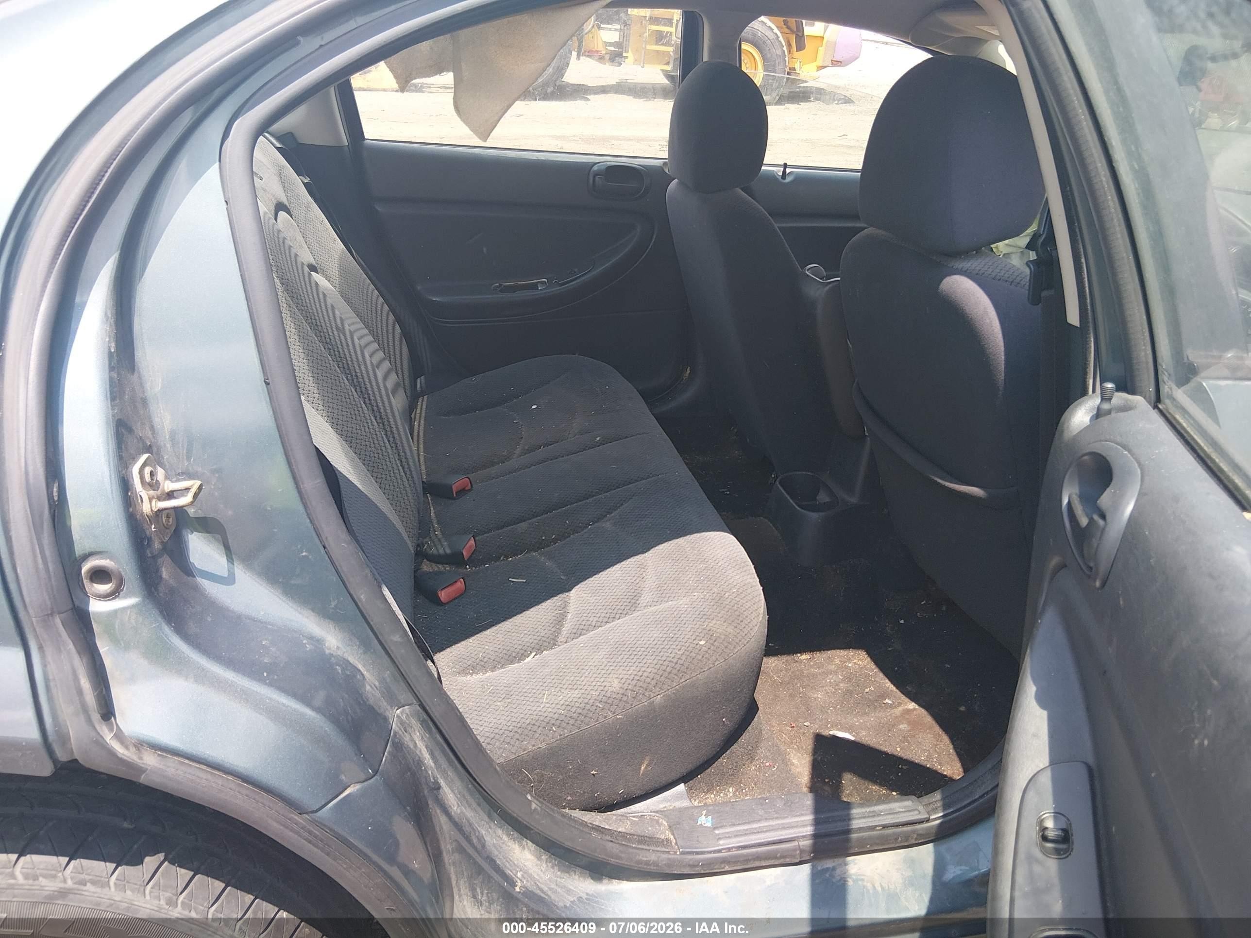 2005 Chrysler Sebring Touring Blue vin: 1C3EL56R05N682456