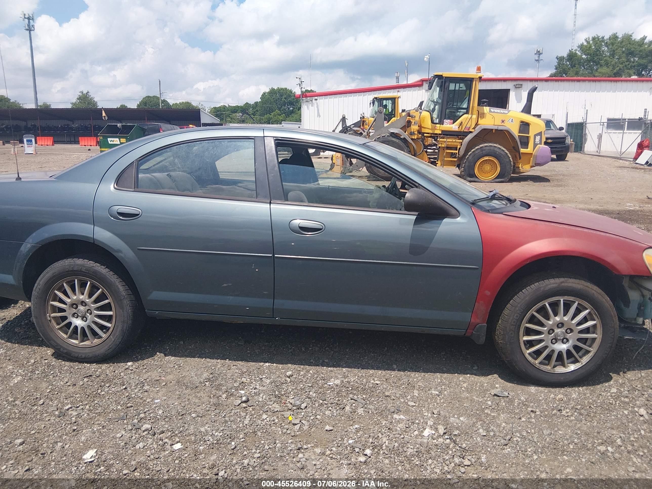 2005 Chrysler Sebring Touring Blue vin: 1C3EL56R05N682456