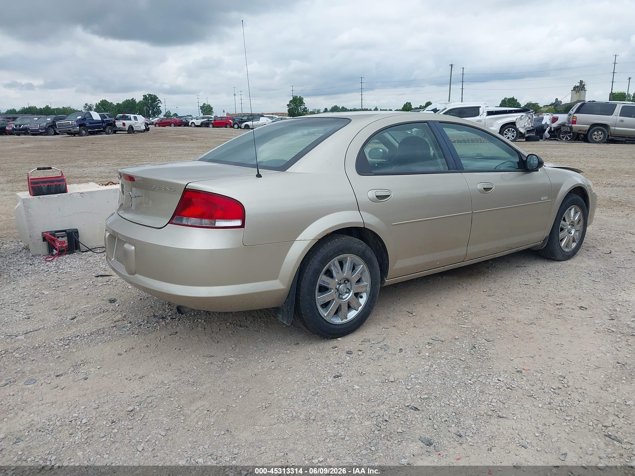 2006 Chrysler Sebring Touring Gold vin: 1C3EL56R26N197544